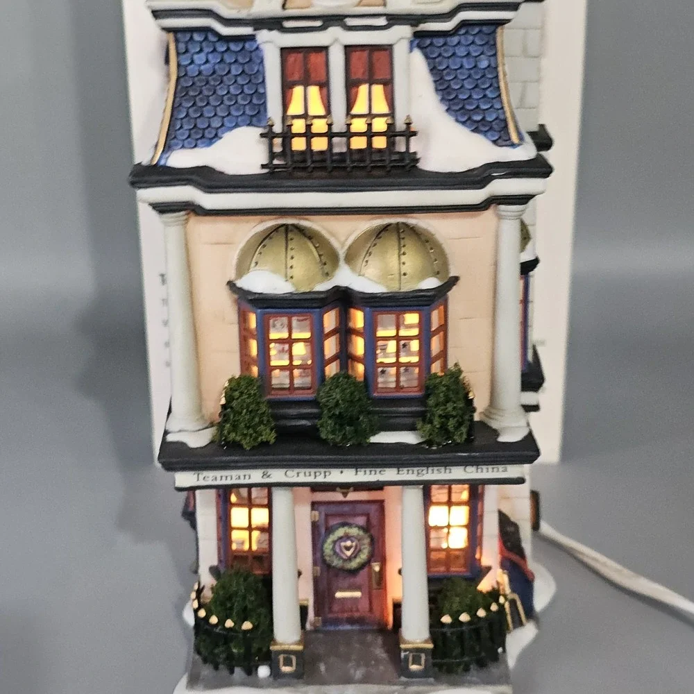 Department 56 Dickens Village Teaman & Crupp Fine English China Shop 58314